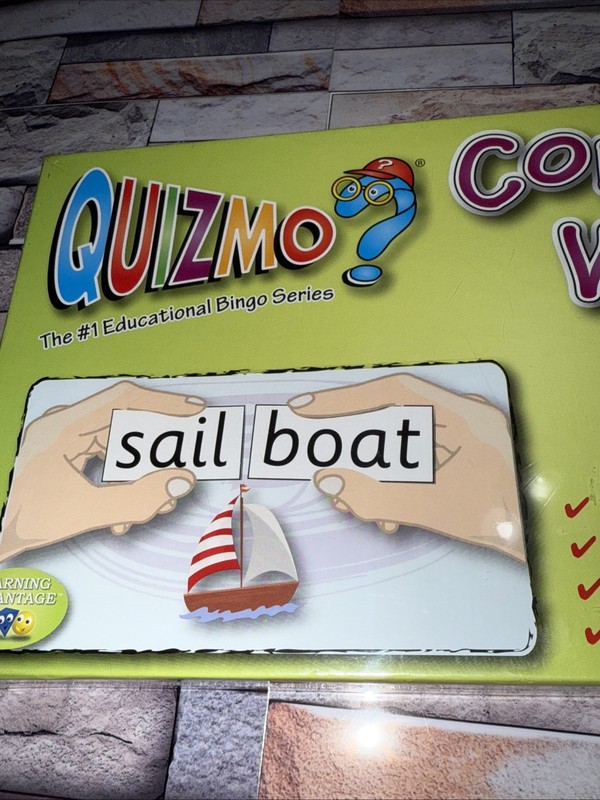 Quizmo Compound Words Bingo Series 2-20 Players gallery