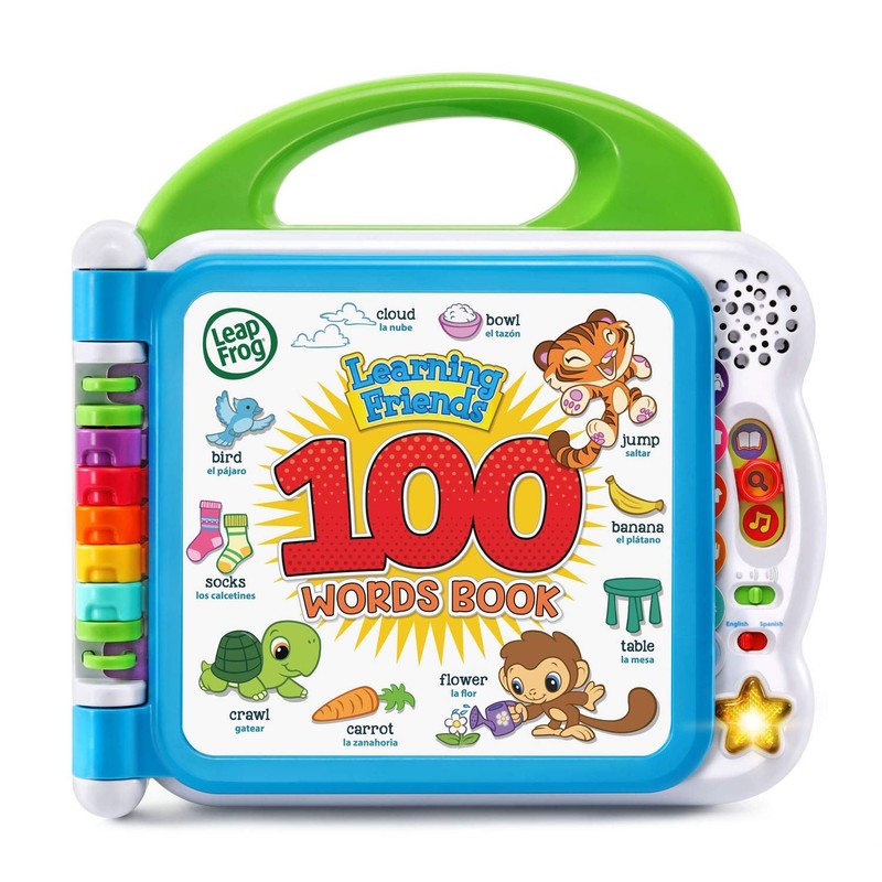 LeapFrog Learning Friends 100 Words Book Educational Toy Toddler Green 18M+