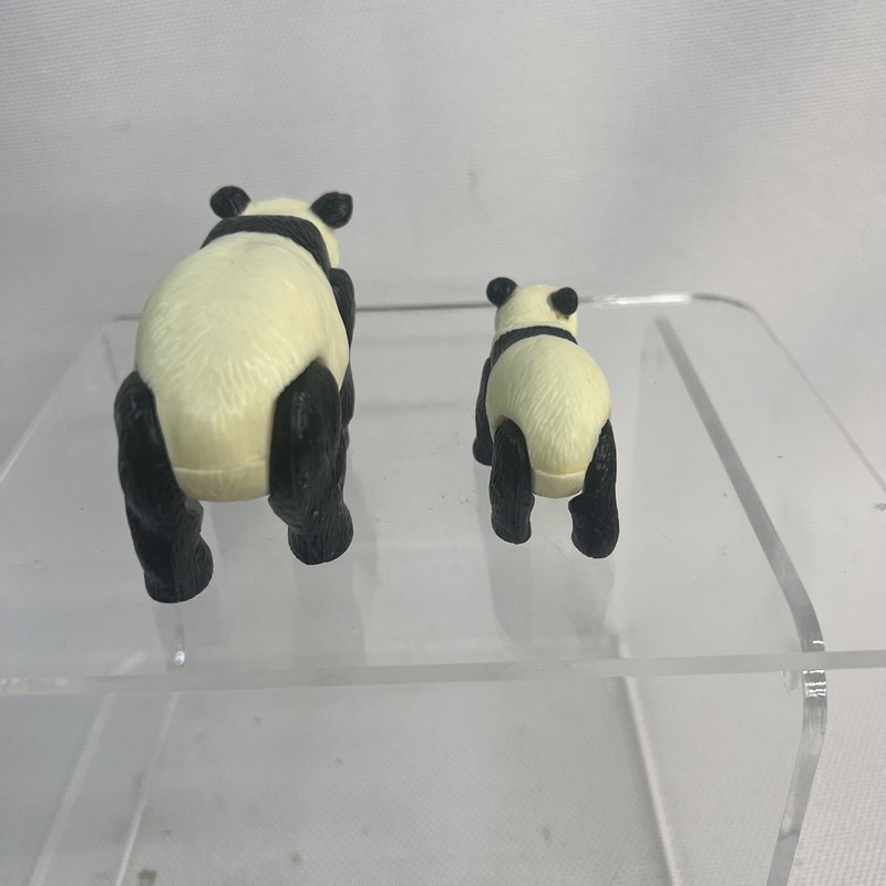 K&M International Panda Bear mom and baby zoo animals pic figure set articulated gallery