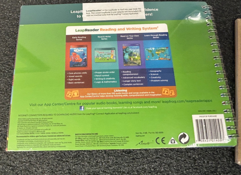 LeapFrog LeapReader Read and Write It Series Disney Art & Drawing, Practice Pack gallery