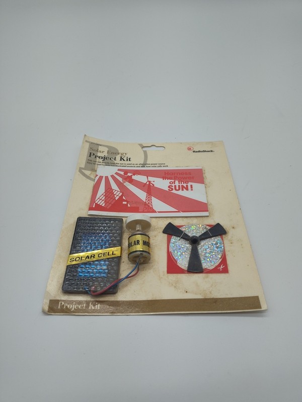 RadioShack 277-1201A Solar Energy Project Kit Kids Experiment Kit