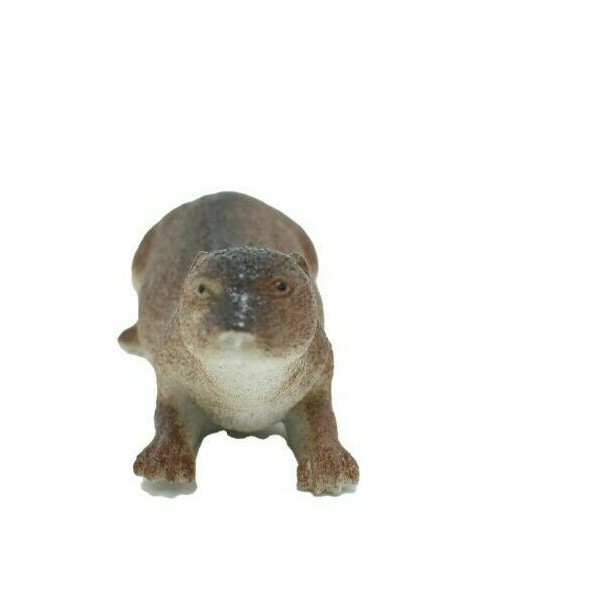 Otter River Realistic Small Toy Model Plastic Replica Forest Animal 5" F6007 gallery