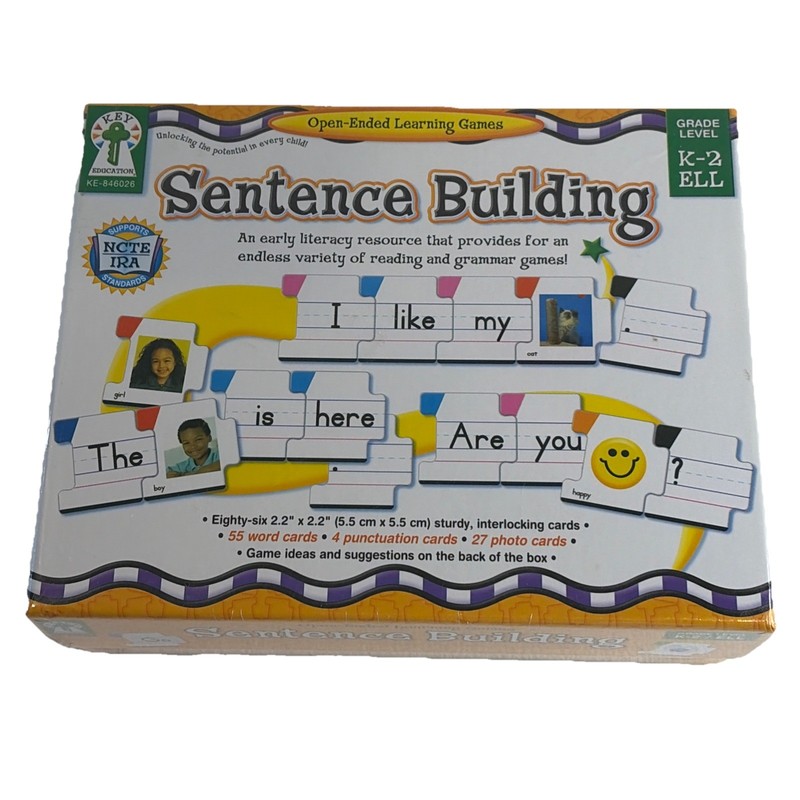 Key Education Sentence Building Grade Level K, 1, 2 Early Learning Homeschool