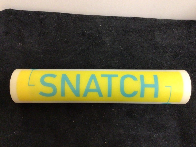 Snatch it Make A, Take A Word Game SEALED BAG of 100 Tiles in an Open Tube