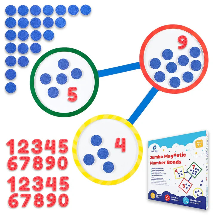 Simply Magic, Jumbo Magnetic Number Bonds For White Board