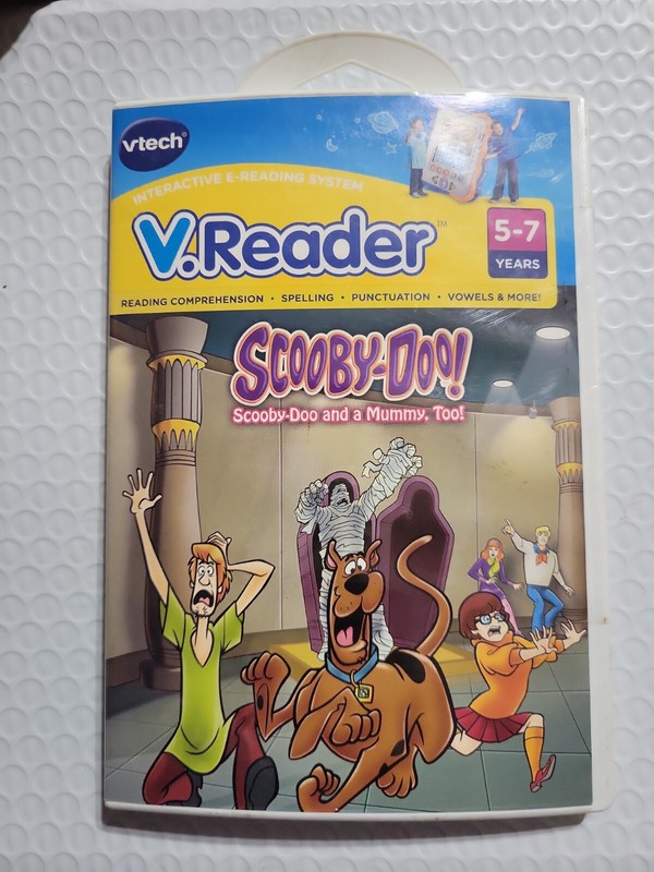 V Reader Scooby Doo and a Mummy Too Animated Book Cartridge 5-7 Years V-Tech