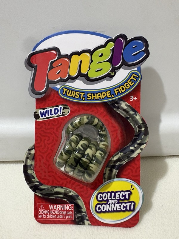 Tangle Wild Fidget Sensory Toy Relieve Stress Camo NEW Sealed