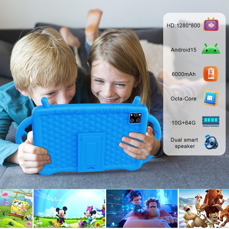 10 inch Android 15 for with 10GB RAM 64GB ROM, 512GB Expandsion, with Parenta... gallery