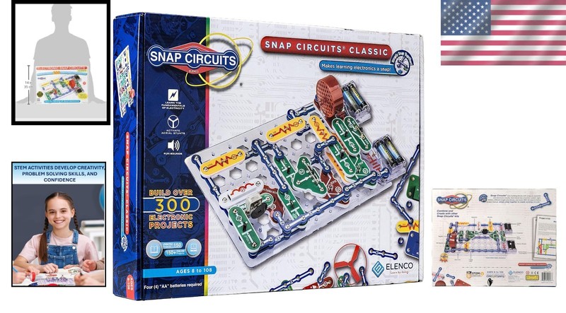 Classic Electronics Exploration Kit: 300+ Projects & STEM Learning for Kids 8+ gallery