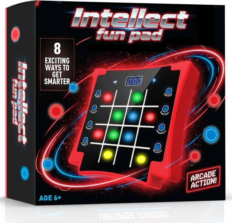 Light Up Activity Pad 8-in-1 Brain Memory Handheld Toy