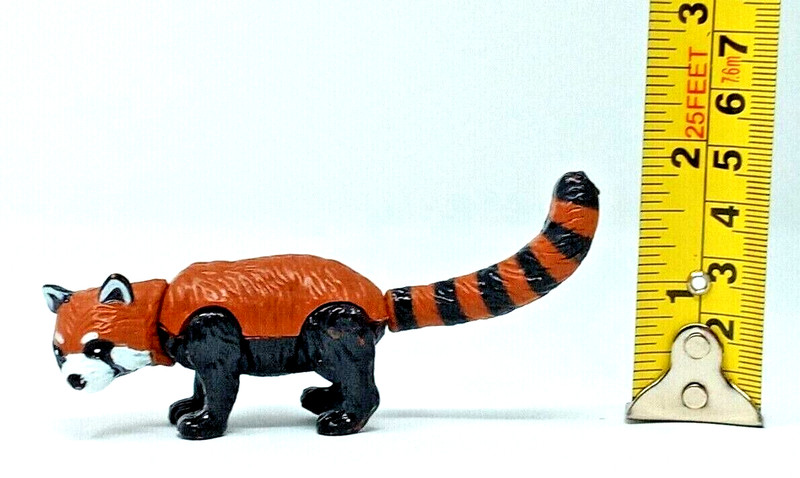 Red Panda Figure 2002 K&M International Poseable Articulated Black Striped Tail gallery
