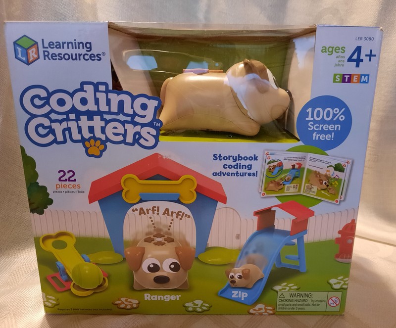 Learning Resources Coding Critters Ranger and Zip – Open Box, Intact