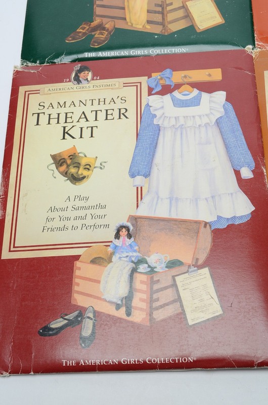 American Girl Theater Kits Lot 4 Kirsten Samantha Addy Felicity Plays Missing 1 gallery