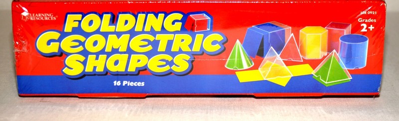 Learning Resources Folding Geometric Shapes – 16 Piece Set – LER0921 -New/Sealed gallery