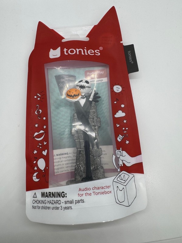 Tonie Jack Skellington Audio Play Figurine Tonies Out of Stock HARD TO FIND! NEW