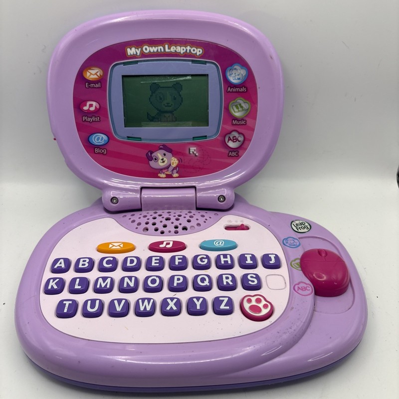 2010 LeapFrog My Own Leaptop Purple Electronic Learning Toy EDUCATIONAL TESTED