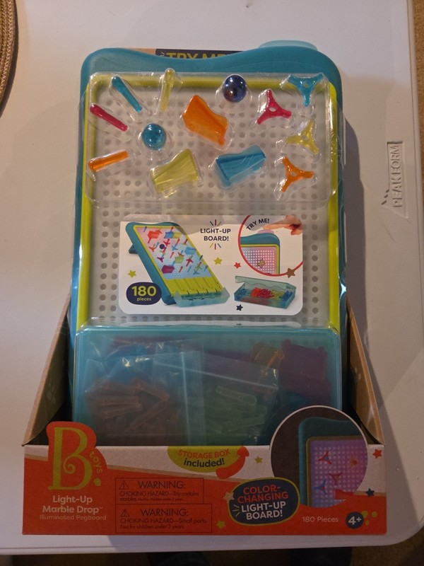 B Toys Light-Up Marble Drop 180 Pieces for Kids Brand New In Box