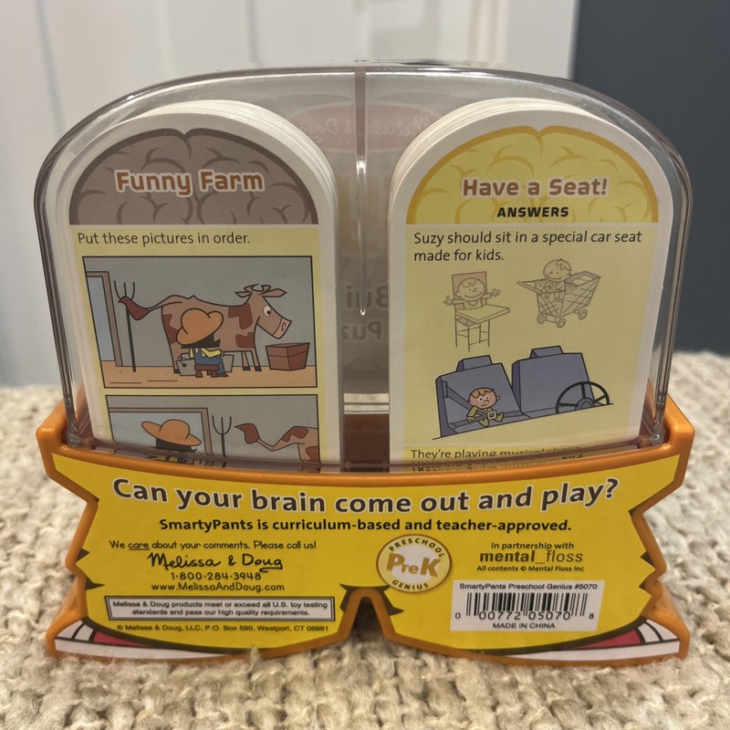 Melissa And Doug Smarty Pants Preschool PreK 120 Brain Building Cards In Case gallery