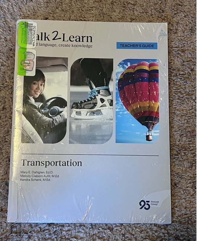 95 Percent Group, Talk 2 Learn, Transportation Teacher’s Guide Only