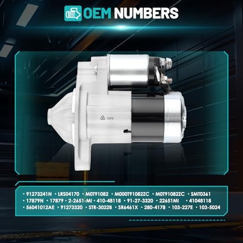 17879 Starter Motor Fit for Jeep-Grand Cherokee 2003-2004, TJ Wrangler 2003-2006 gallery