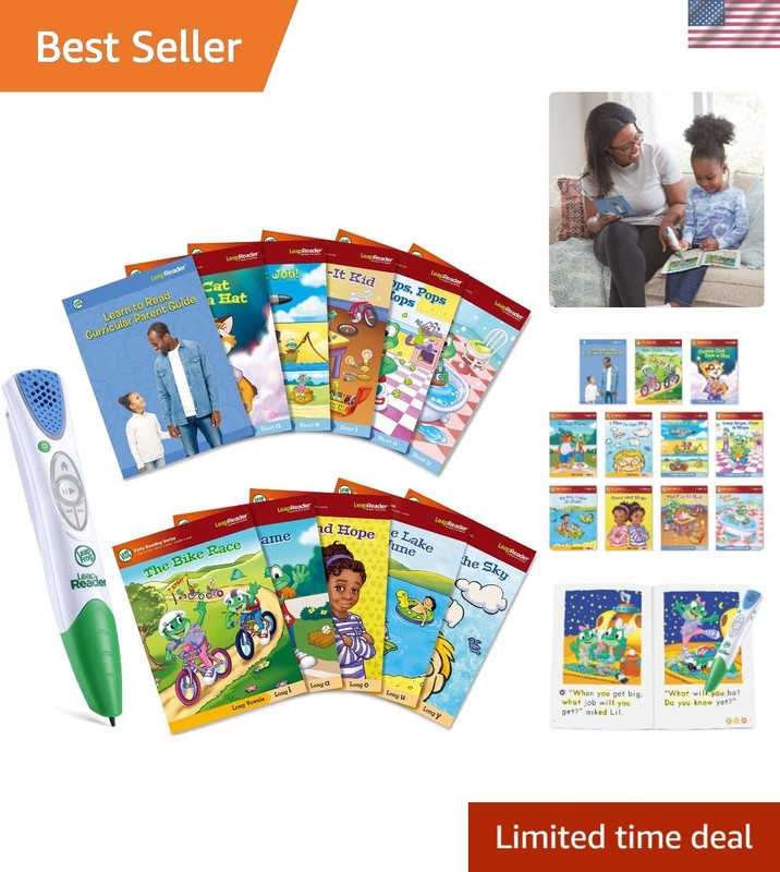 Interactive Learn to Read Mega Bundle with LeapReader System – Ages 4-8