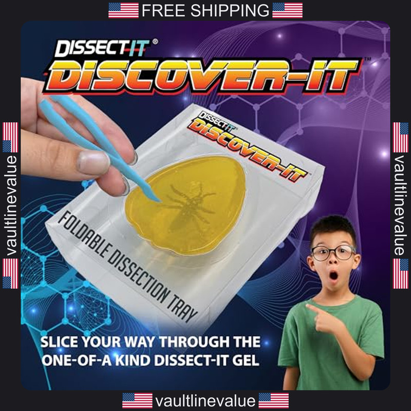 Discover-It Dissection Kit Learn About Insects STEM Science Toy Kids Age 5+