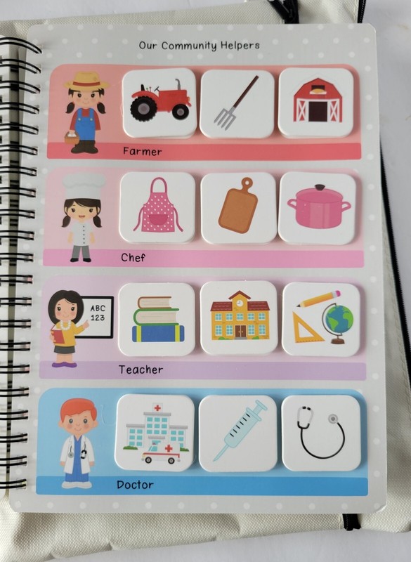 Busy Book Homeschool Preschool Montessori Numbers Counting Colors Size Toddlers gallery