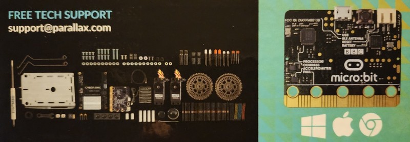 CYBER BOT Robot Kit 32700 NIB Python Micro Bit Parallax Inc Cyber Innovation NEW gallery