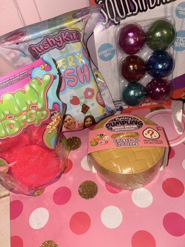 Assorted Squishy Bundle & DUMPLING SEALED Brand New Unopened!- Lot of 4!!