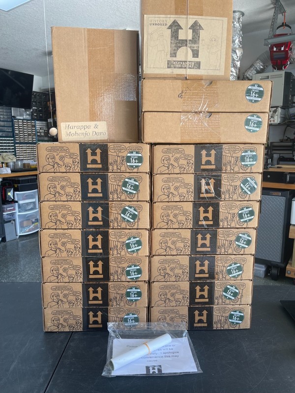 History Unboxed Ancient History Full Curriculum COMPLETE 18 Box Set Homeschool