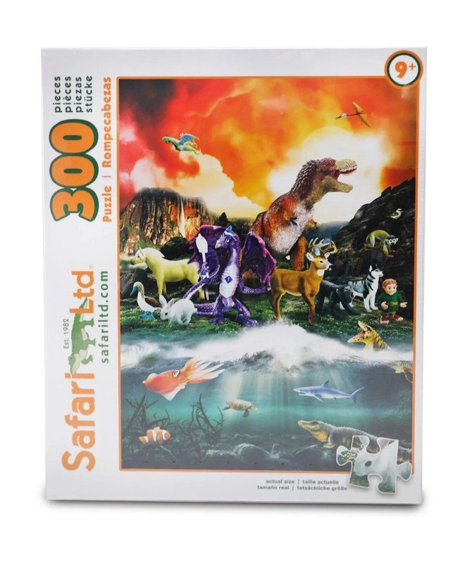 SUNSET SPLENDOR Safari Ltd. 300 pc 18 x 24″ Puzzle – NEW and Sealed