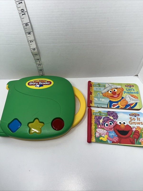 My First Story Reader with 2 Baby Einstein Interactive Books Used 2005 Green