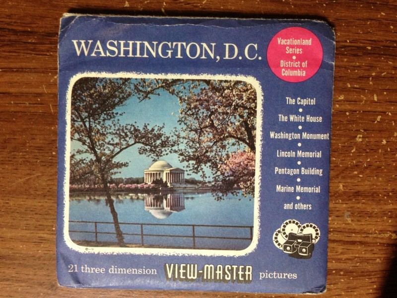 Vintage View-Master Reels Packets Geographical, Historic & Entertainment Topics
