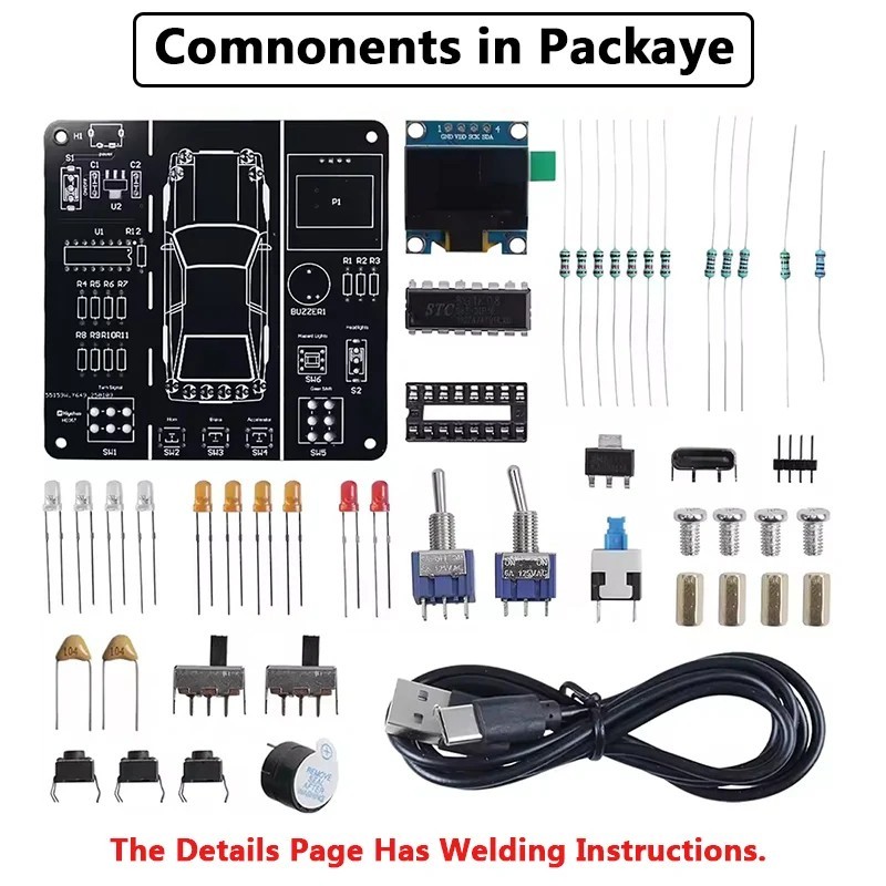 Car Driving Simulation Soldering Practice Kit for Electronics Learning gallery