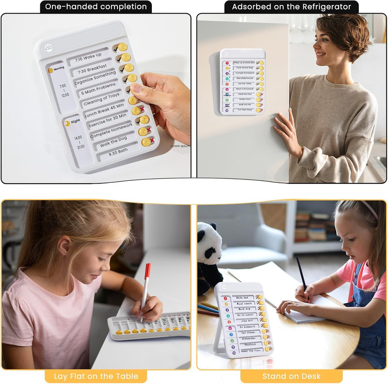 Chores Chart for Kids to Do List Checklist Chore Board ADHD Tools Magnetic Chore gallery