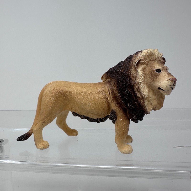 Schleich Lion Figure Large Cat Wildlife Zoo Safari Animal Figurine 5" 2017 gallery