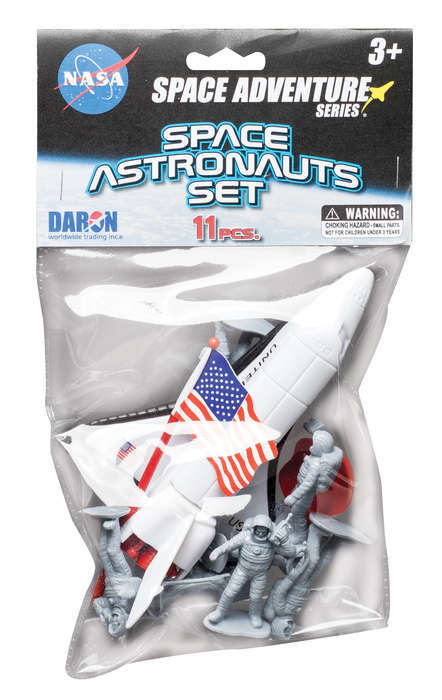 DARON SPACE ASTRONAUTS 11 PIECE SPACE SET IN BAG HF99990A