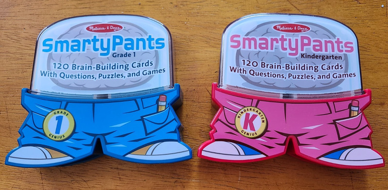 Lot of 2 Melissa & Doug Smartypants-Kindergarten and 1st grade–pre-owned