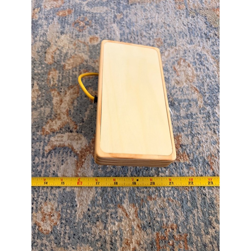 Wooden Montessori LED Light Up Busy Board Toddler Kids Learning Toy gallery