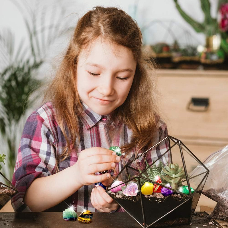 Rocks Collection - 15-Piece Rock Collections for Kids - Cool Geology Gem Kit wit gallery