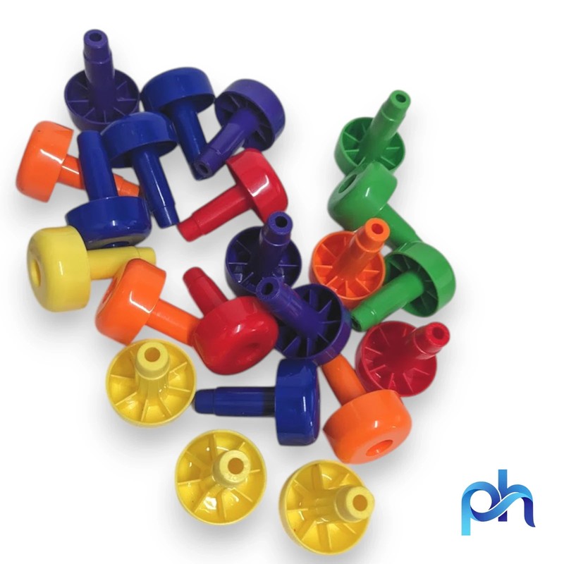 Gleeporte Counting Pegs Multicolor Educational Replacement Pegs Set of 22
