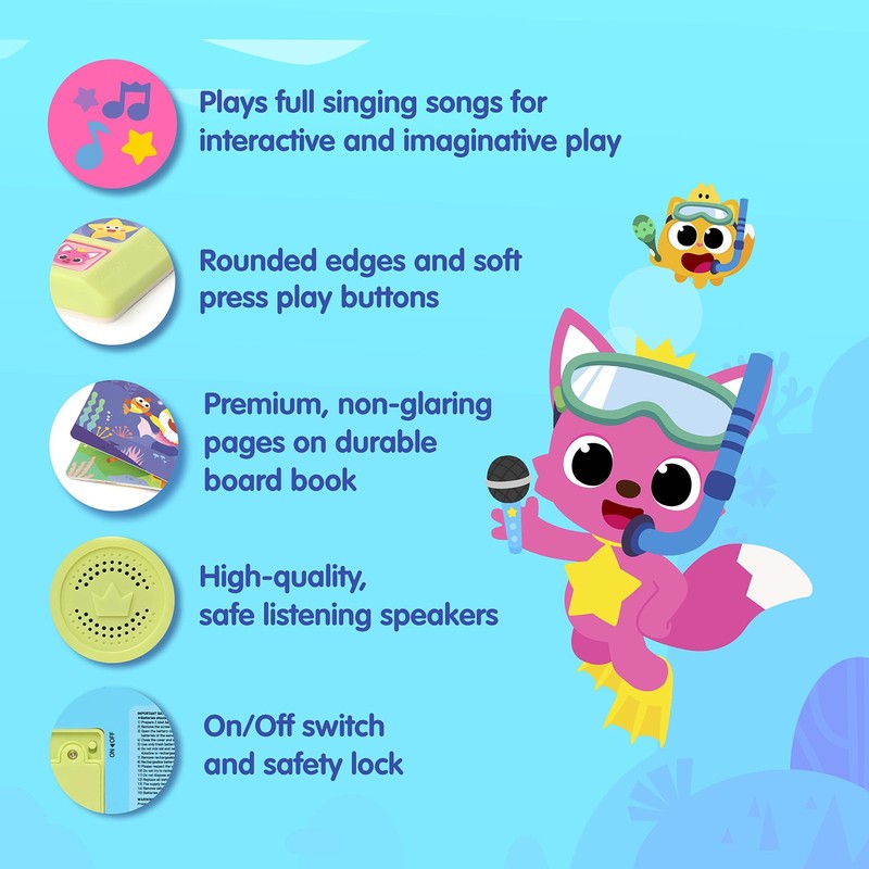 Pinkfong Sing-Alongs 10 Button Sound Book | Baby Shark Toys | Learning Educa... gallery
