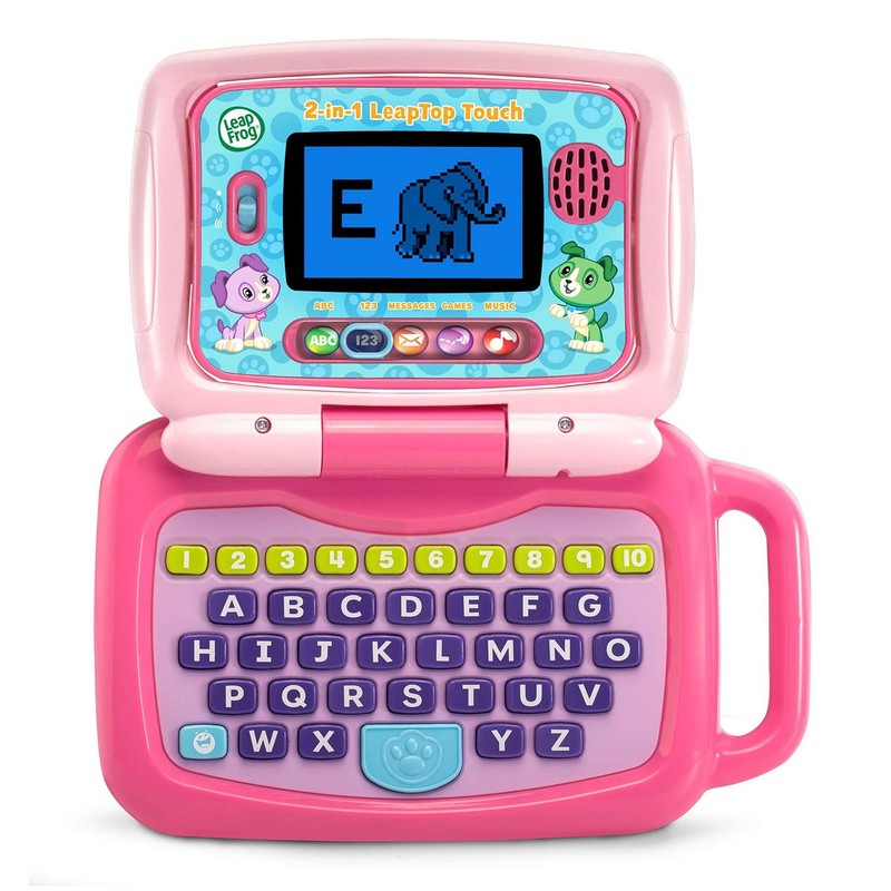 LeapFrog 2-in-1 LeapTop Touch (Frustration Frustration Free Packaging, Pink