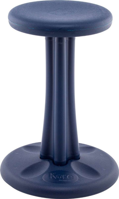 Kore Design 18” Inch Wobble Chair Balancing Stool Pre-Teen Grade 5-6 NAVY BLUE