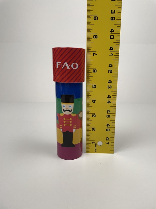 FAO Schwarz Kaleidoscope Metal Plastic Beads Child's Toy gallery