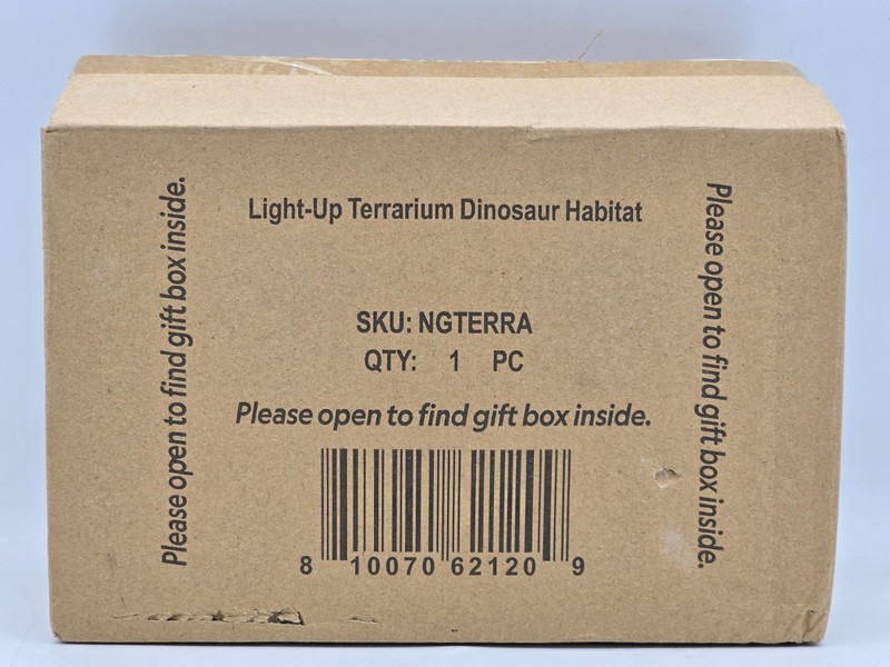 NEW Dinosaur Habitat Light-Up Terrarium Kit for Kids with Plants and Gemstones gallery