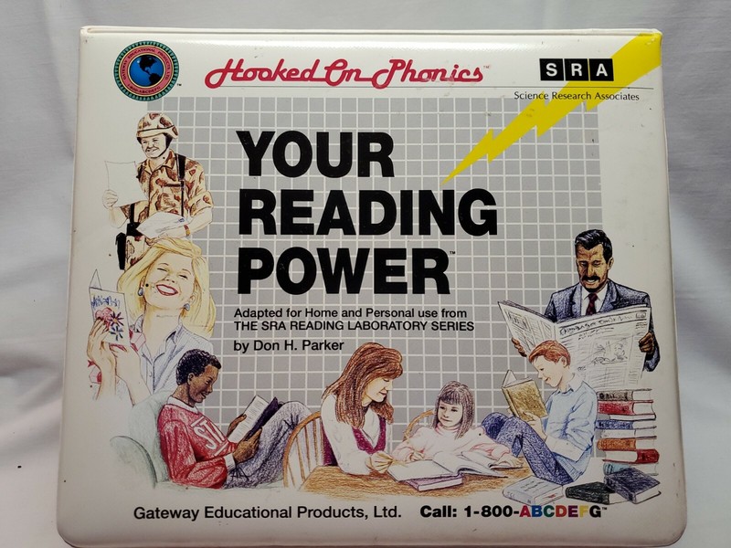 Hooked on Phonics Your Reading Power Set Booklets Cassettes ESL Homeschool 1992
