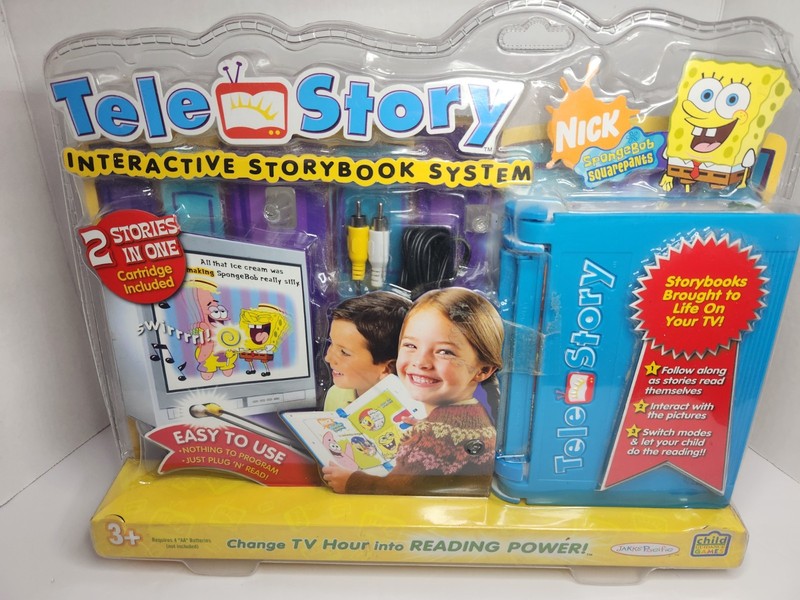 tele story interactive storybook system spongebob Jakks Pacific Nickelodeon