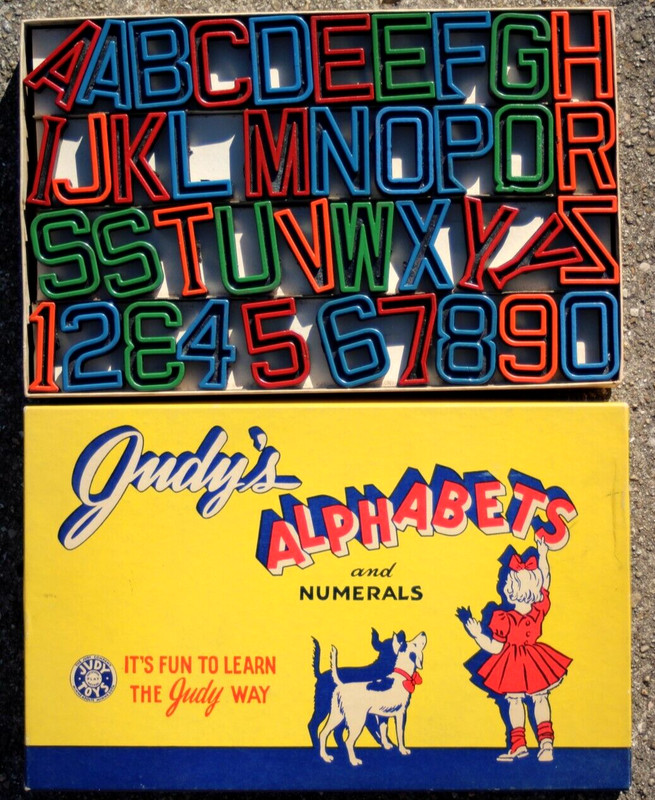 1948 Judy’s Alphabets and Numerals # 125 The Judy Company Made In USA