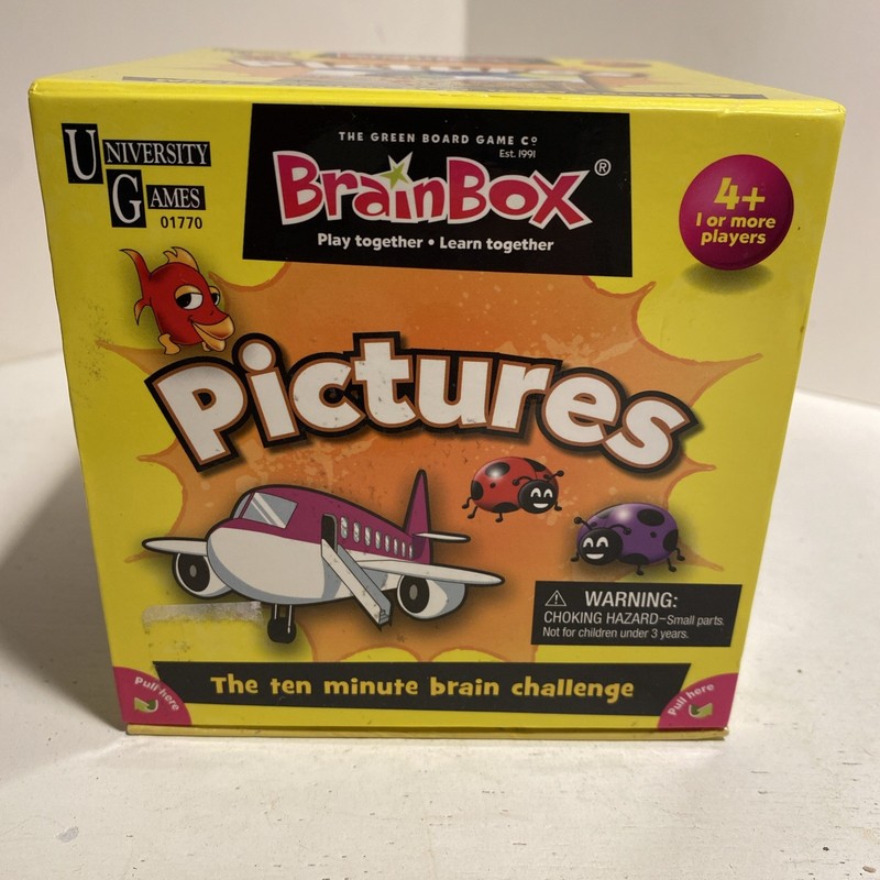 BrainBox Preschool My First Pictures University Games Ages 4+ 1 Or More Players